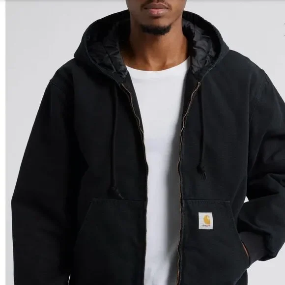 Carhartt Work In Progress Men’s Jacket, Black, Small, NWT - Picture 2 of 8